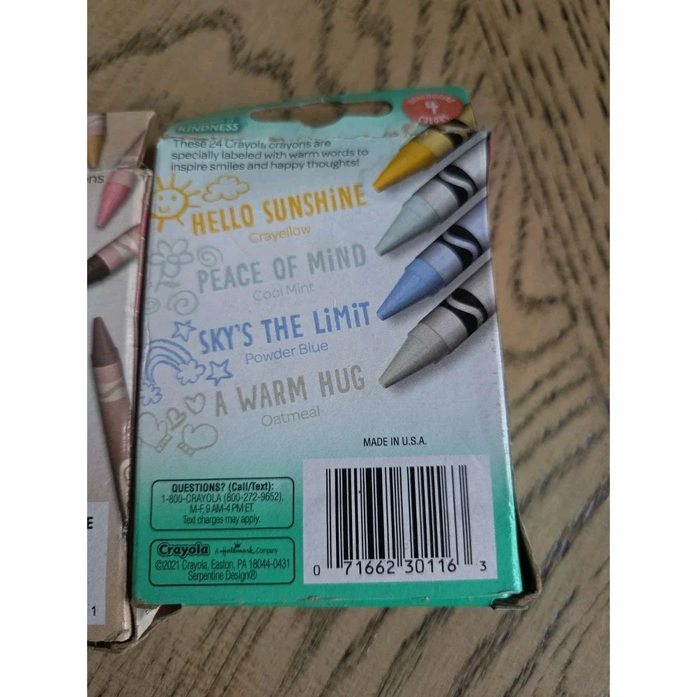 Crayola Crayons Lot  Of 2 Colors of Kindness & Colors of the World 24 Count New